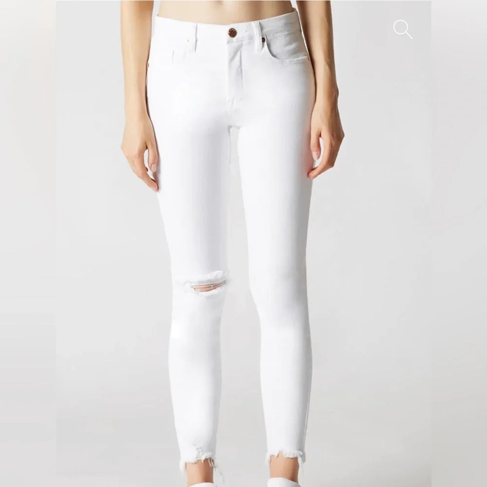BLANK NYC MID-RISE JEANS IN GREAT WHITE SIZE 28